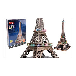 Puzzle 3D Stade Parc Des Princes PSG – 137 Pièces, Maquette 35x30x7 Cm, Sans Colle, Dès 7 Ans, Cadeau Fan Foot