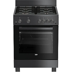 Beko FBG62030GACT Cuisinière gaz 60×60 cm 4 feux 75 L anthracite