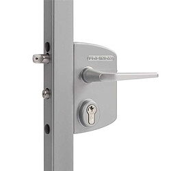 Locinox LAKQ30U2L Serrure applique portail 30-50 mm argent