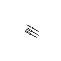 Monster Cable Câble répartiteur Jack 3,5 mm mâle vers 2 femelles 0,15 m Noir