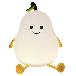 Wondee Veilleuse pour Enfant Série Poire Beylo Ambiance Douce et Apaisante Blanc