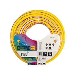 FITT Flora Tuyau d'arrosage 15 mm 30 m (25+5) PVC 6 couches jaune