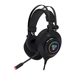 YONGEER YHP 3036 Casque gaming filaire over-ear USB-A 7.1 Casque gaming filaire YENKEE NEXUS YHP 3036 - Son surround 7.1, micro mute, USB-A, RGB discret, oreillettes over-ear, 305 g