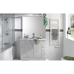 Atlantic 2012 Digital étroit Sèche-serviettes électrique 300W blanc