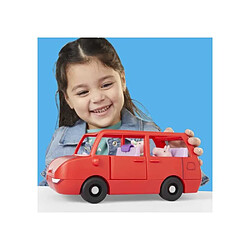 Hasbro La grande voiture familiale 2 figurines véhicule rouge pas cher