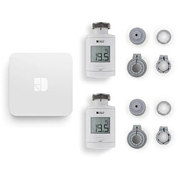 Delta Dore Pack TRV 1.0 2 têtes thermostatiques connectées + Box Tydom Home (6050664)
