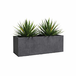 Artevasi Sydney 80 cm Jardinière rectangulaire 57 L anthracite
