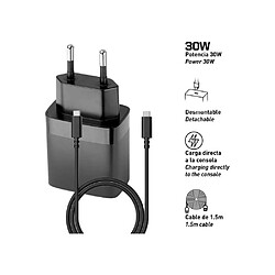 Just For Games BL1002 Bloc d'alimentation USB-C 30W Nintendo Switch 2 noir pas cher