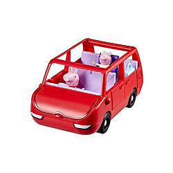 Hasbro La grande voiture familiale 2 figurines véhicule rouge