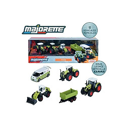 Majorette Coffret Ferme CLASS 5 véhicules agricoles 1/64 (7,5 cm)