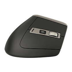 YEE RUN YMS 5040 ERGO PRO Souris verticale ergonomique sans fil noire accents métalliques