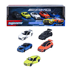 Majorette Coffret 5 voitures miniatures métal 1/64 portes ouvrantes