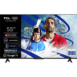 TCL 55P69K Téléviseur 55 pouces 4K UHD LED Argent