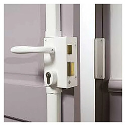 Bricard 73071 Serrure multipoints 3 points 73 A2P* sans cylindre droite blanc/marron