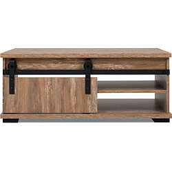 Finori Table basse rectangulaire - Chêne