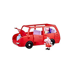 Hasbro La grande voiture familiale 2 figurines véhicule rouge