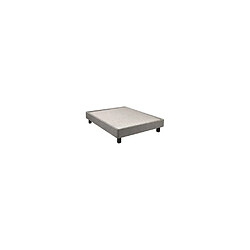 Epeda UNIVERS ARGE Sommier tapissier 2x80x200 44cm tissu gris