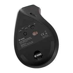 YEE RUN YMS 5040 ERGO PRO Souris verticale ergonomique sans fil noire accents métalliques pas cher