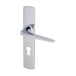 Vachette 6205 Ensemble sur plaque RIVBLOC à condamnation chromé 195 mm