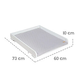 Acheter Roba 212013WEV230 Plan à langer pour lave-linge laqué blanc 56x71 cm
