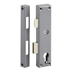 Metalux Serrure en applique 1 point gauche - Gris