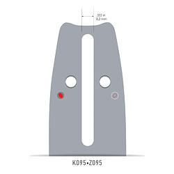Oregon Guide VersaCut 45 cm 1,5 mm 3/8" ( 188VXLHK095 ) Guide pour tronçonneuse