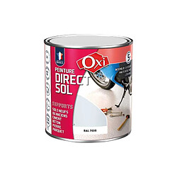Oxi OXSOLO.5GC Peinture direct sol 500 ml gris clair