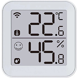 Konyks Termo 2 Thermomètre hygromètre Wi-Fi blanc grand écran LCD