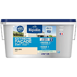 Ripolin Peinture Façade Extrême 2-en-1 Meulière mat 2,5 L
