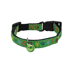 Aime AIM3281019020716 Collier pour chat Spring ajustable nylon cuivré grelot argenté