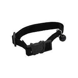 Aime AIM3281019020655 Collier pour chat Velours Noir ajustable 18–28 cm