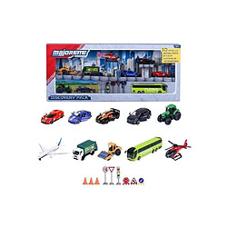 Majorette Majo Set Découverte 10 pièces Coffret véhicules métal 1/64