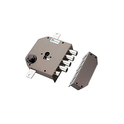 Mottura 630 Serrure en applique 3 points droite marron