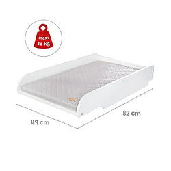 Acheter Roba 3000152400 Plan à langer à poser sur lit 60x120/70x140 blanc