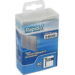 Pointes Rapid Agraf - N° 8 - 40 mm - 2800 pointes - Paquet de 200