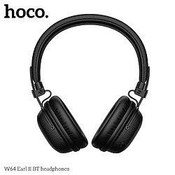HOCO Casque Earl Bluetooth 5.4 sans fil - Autonomie d'utilisation 32 heures -Noir