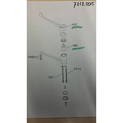 Robinet Mitigeur avec Commande à Coude - Combisteel