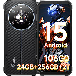 FOSSiBOT F109S 6,745" Telephone Portable Incassable 24Go+256Go 10600mAh Android 15 Smartphone