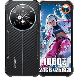 FOSSiBOT F109 - 5G Smartphone 24Go+256Go 10600mAh 6,75" 50MP Android 14 NFC GPS Double SIM - Noir