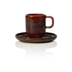 Lot de 6 tasses à espresso et soucoupes en Grès 0,09 L Amazonie H 65 mm - Was Germany