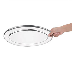 Avis Plateau de Service Inox Ovale 407 mm - Olympia