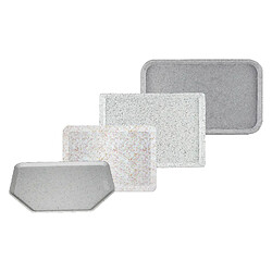 Red Fox Plateau hexagonal 50x35 polyester sel/poivre RF - Podnos hexagonal 50x35 - Redfox