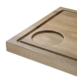 Avis Grande planche à steak en bois d'acacia 31x24x2.5 cm - Olympia