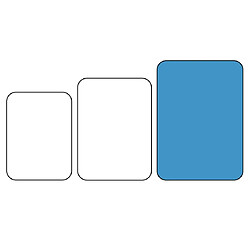 Plateau Classique 457 x 355 mm - Noir ou blanc - Cambro