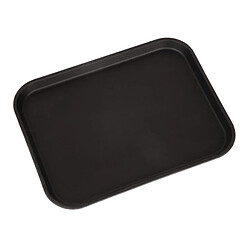 Plateau Antidérapant Noir Fibre de Verre 457 mm Camtread - Cambro