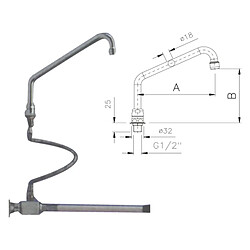 Robinet d'évier Red Fox