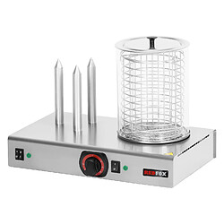 Red Fox Hot dog 3 plots avec panier et manchon en verre HD 03 NK - Redfox