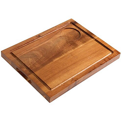 Grande planche à steak en bois d'acacia 31x24x2.5 cm - Olympia