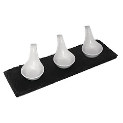 Acheter Plateau de présentation en ardoise naturelle - Olympia - Lot de 4