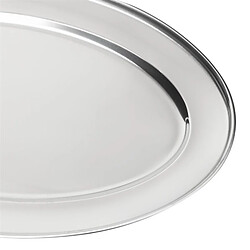 Acheter Plateau de service ovale inox 203 mm - Olympia